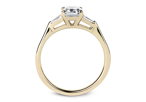 Maria - Cushion - Labgrown Diamond Trilogy Engagement Ring