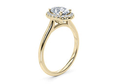 Daniella - Oval - Labgrown - Diamond Halo Engagement Ring