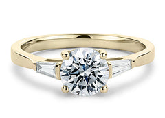 Maria - Round - Labgrown Diamond Trilogy Engagement Ring